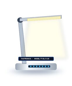 TaoTronics LED Desk Lamp with USB Charging Port 5 Color Modes and 7 Brightness Levels